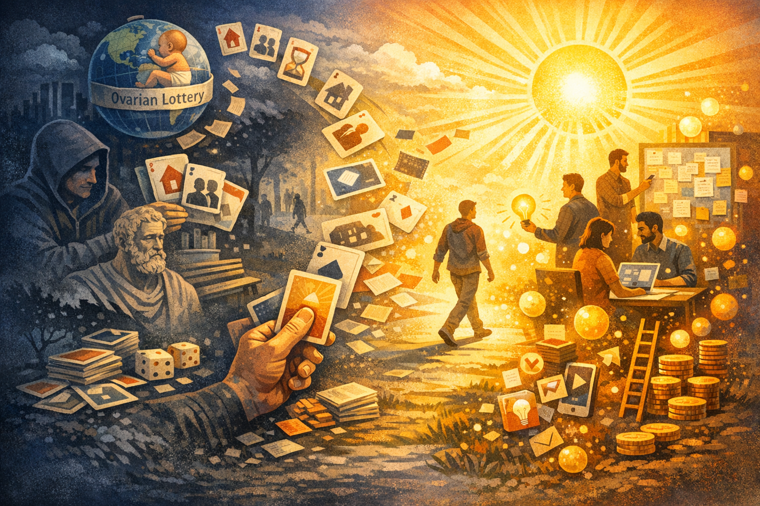 Image representing luck surface area